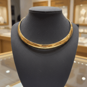 Colar Choker - Luxo Dourado