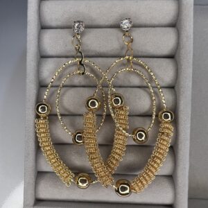 Brinco Duplo Dourado
