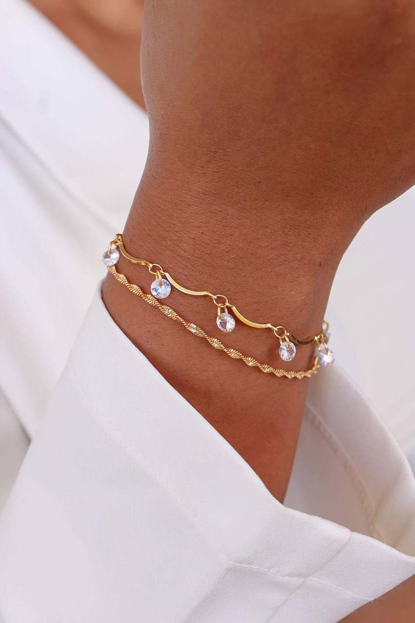 Pulseiras Ondas e Cristais
